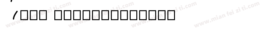 Andy Regular字体转换
